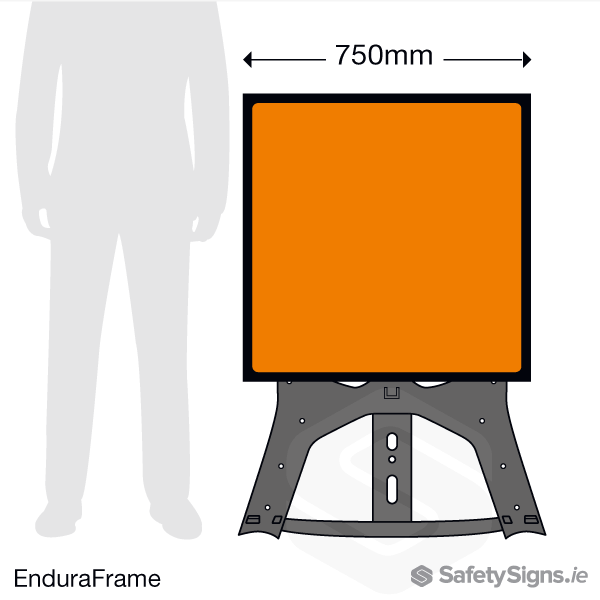 EnduraFrame Plastic Roadworks Sign Stand - 54004