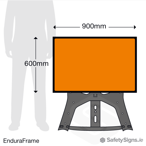 EnduraFrame Plastic Roadworks Sign Stand - 54004