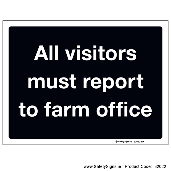 Visitors Report to Farm Office - 32022