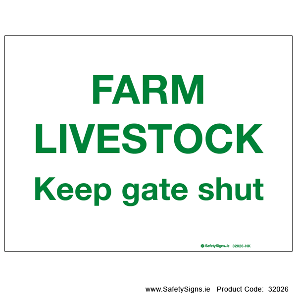 Farm Livestock - 32026