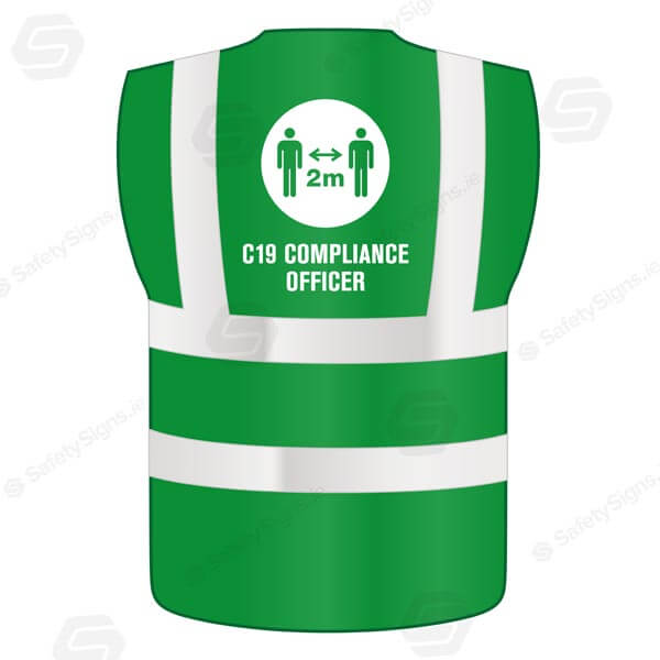 C19 Compliance Officer - Hi-Viz Vest - 62075
