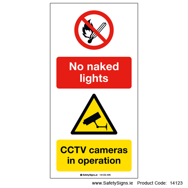 No Naked Lights - 14123
