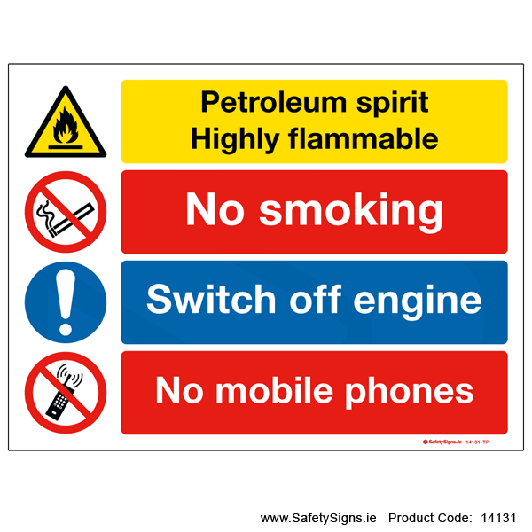 Petroleum Spirit Flammable - 14131