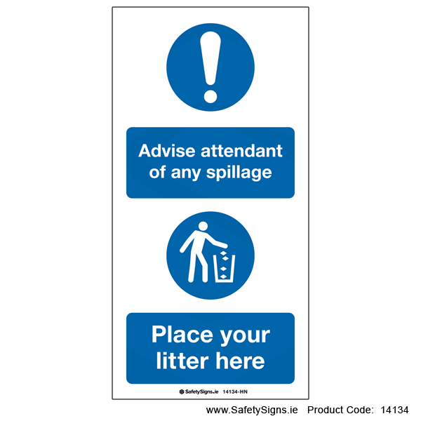 Advise of Spillage - 14134