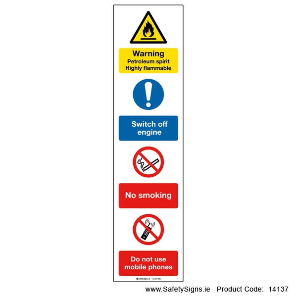 Petroleum Spirit Flammable - 14137
