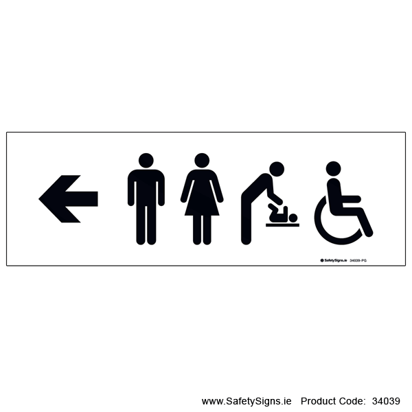 Toilets - Arrow Left - 34039