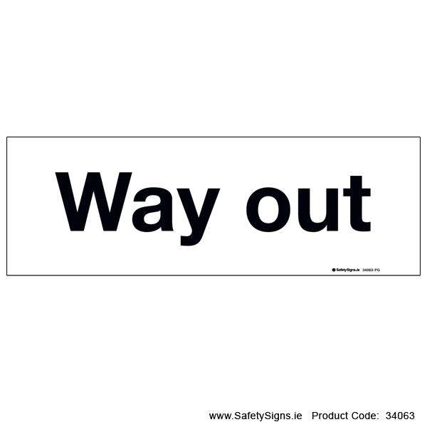 Way Out - 34063