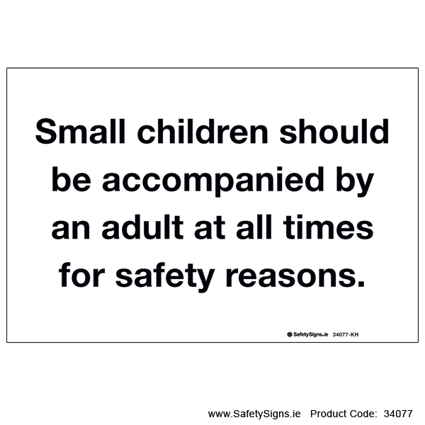 Small Children Accompanied by Adult - 34077