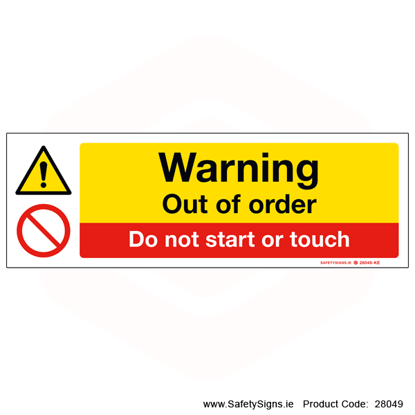 Out of Order - 28049