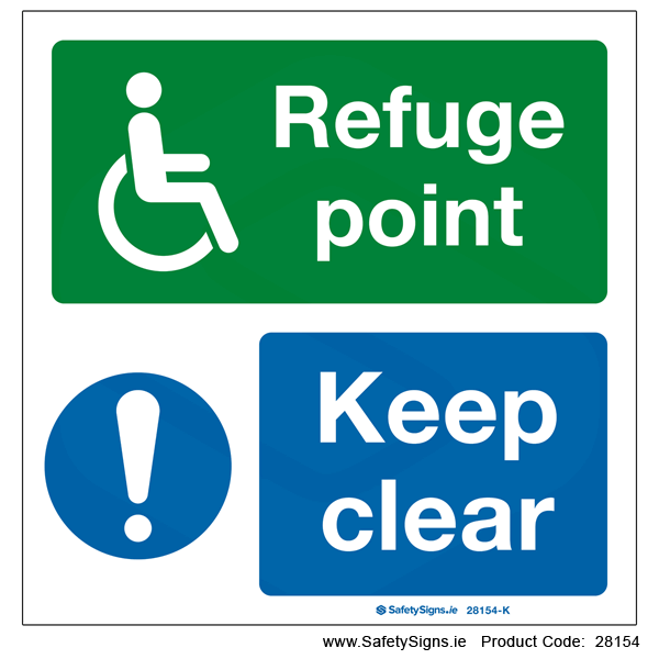 Refuge Point Keep Clear - 28154