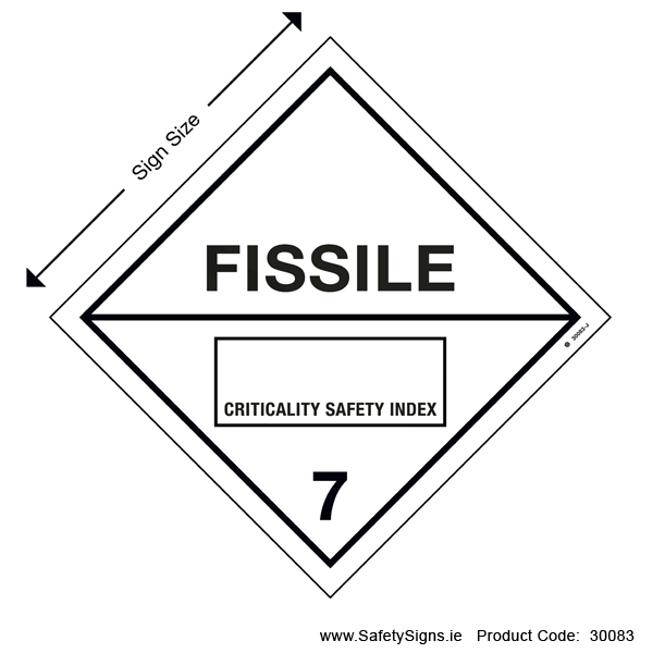Class 7 - Radioactive Fissile - 30083