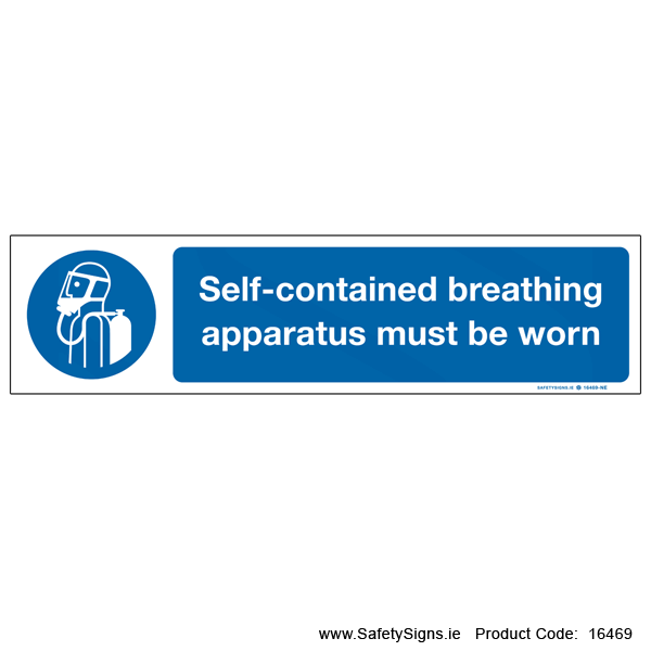 Breathing Apparatus must be Worn - 16469