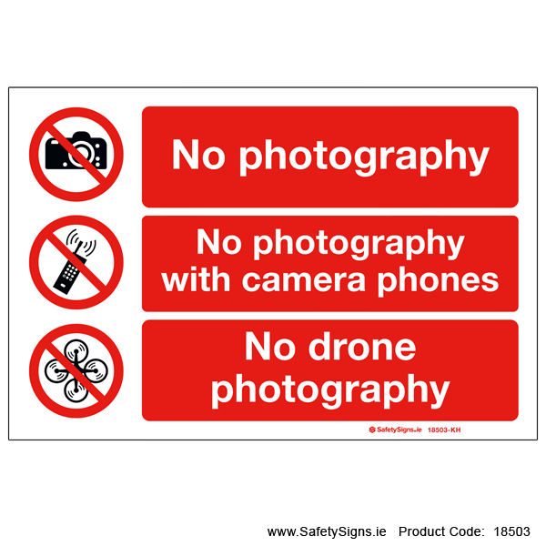 No Photography - 18503