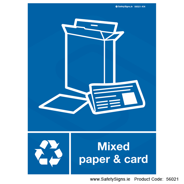 Mixed Paper and Card - 56021