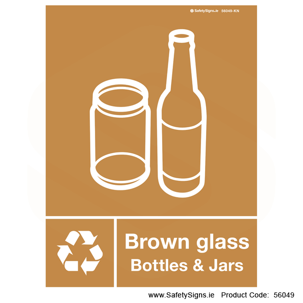 Brown Glass Bottles and Jars - 56049