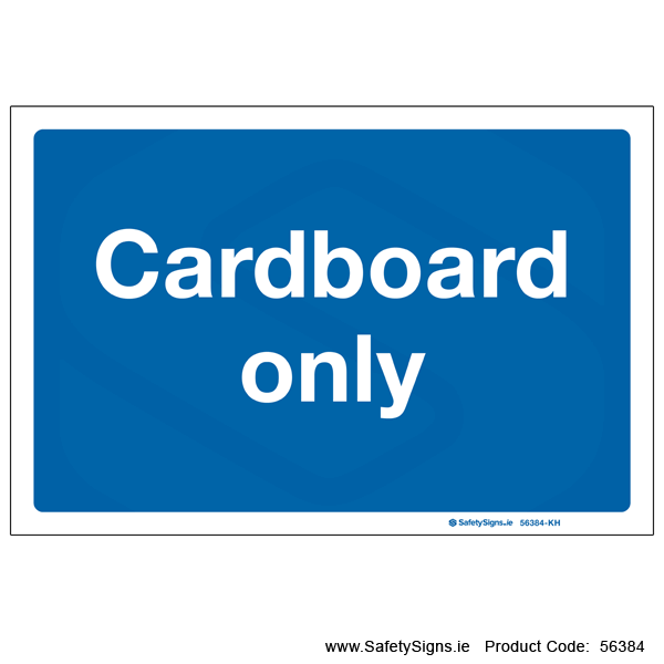 Cardboard Only - 56384