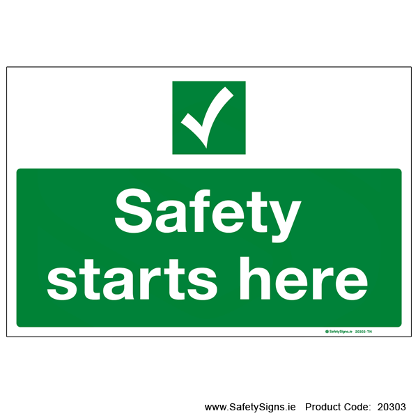 Safety Starts Here - 20303