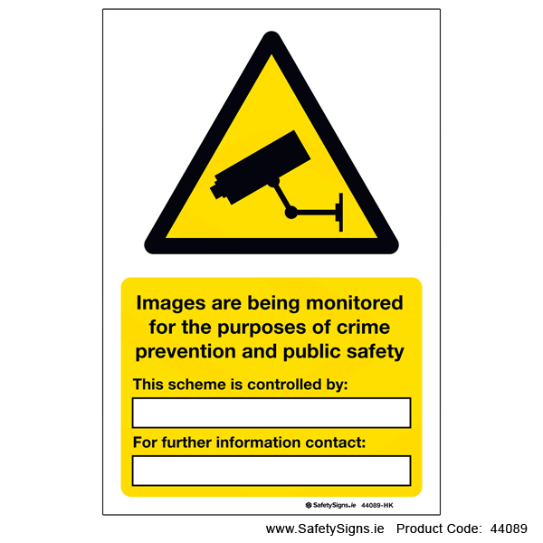 CCTV Data Protection Information - 44089