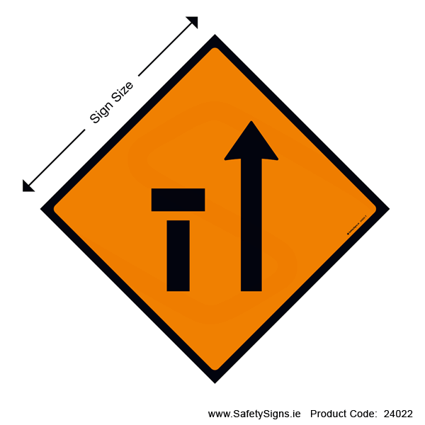 Nearside Lane Closed - WK041 - 24022