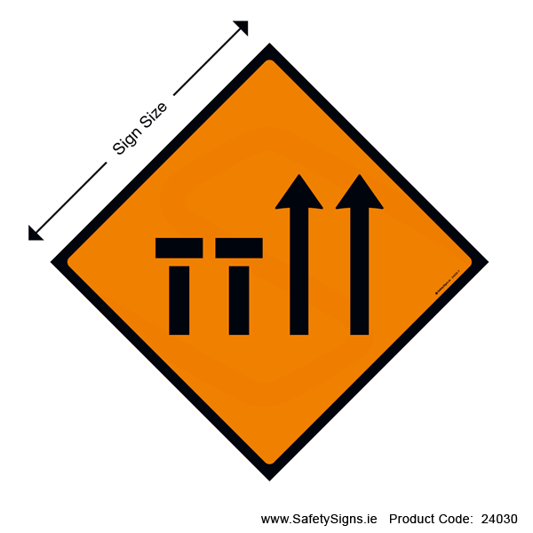 Two Nearside Lanes (of Four) Closed - WK049 - 24030