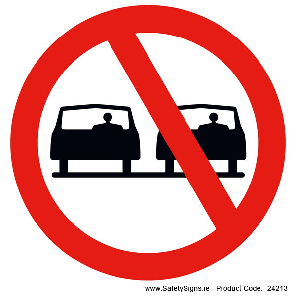 No Overtaking - RUS014 (Circular) - 24213