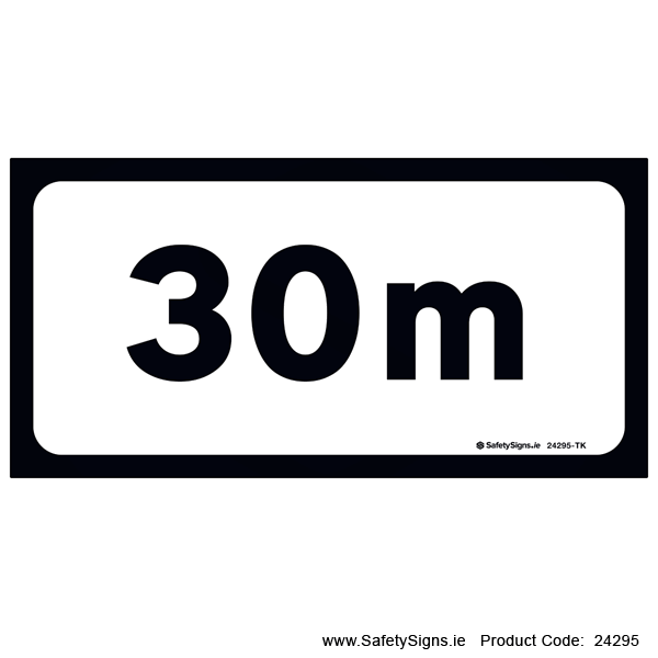 Supplementary Plate - Distance 30m - P001 - 24295
