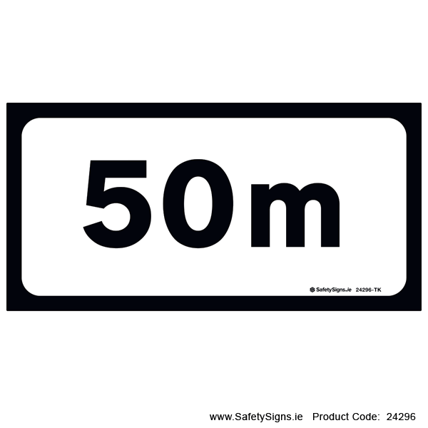 Supplementary Plate - Distance 50m - P001 - 24296