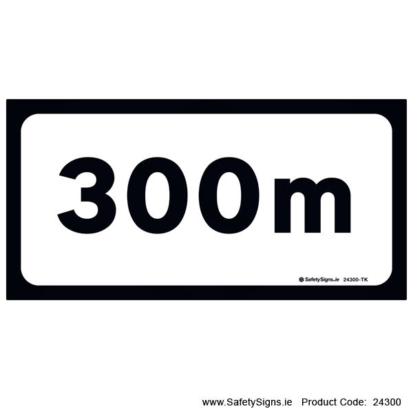 Supplementary Plate - Distance 300m - P001 - 24300