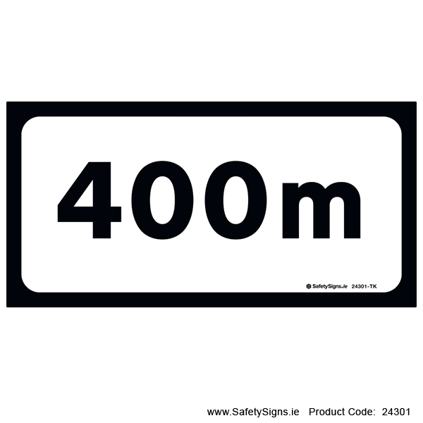 Supplementary Plate - Distance 400m - P001 - 24301