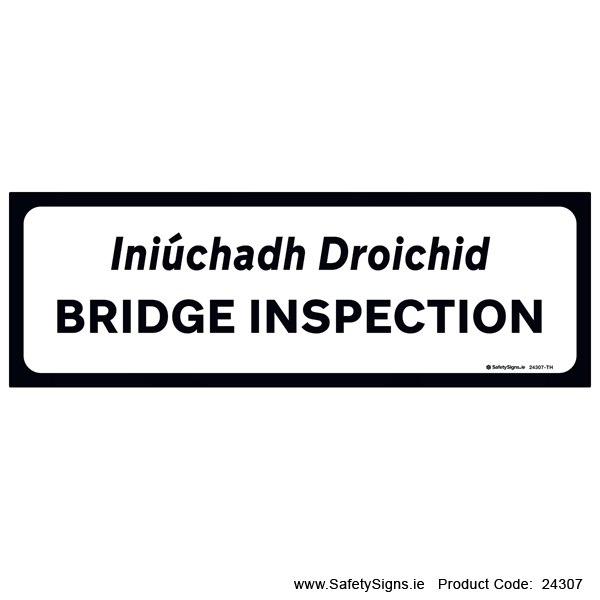 Supplementary Plate - Bridge Inspection - P082 - 24307