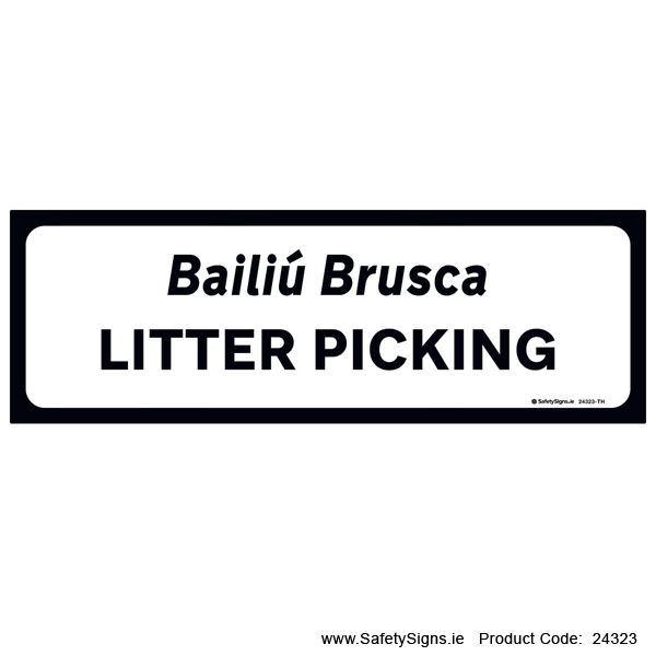 Supplementary Plate - Litter Picking - P082 - 24323