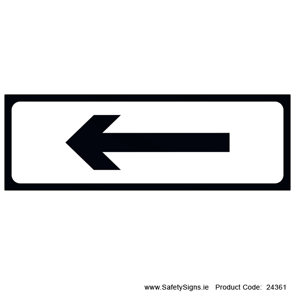 Supplementary Plate - Arrow Left - P003L - 24361