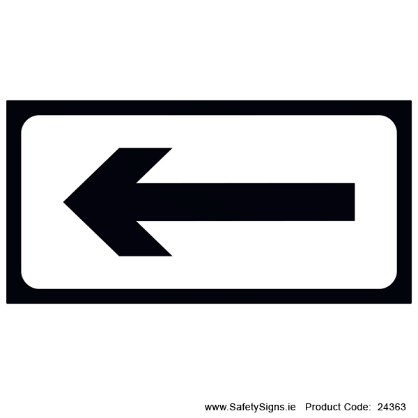 Supplementary Plate - Arrow Left - P003L - 24363