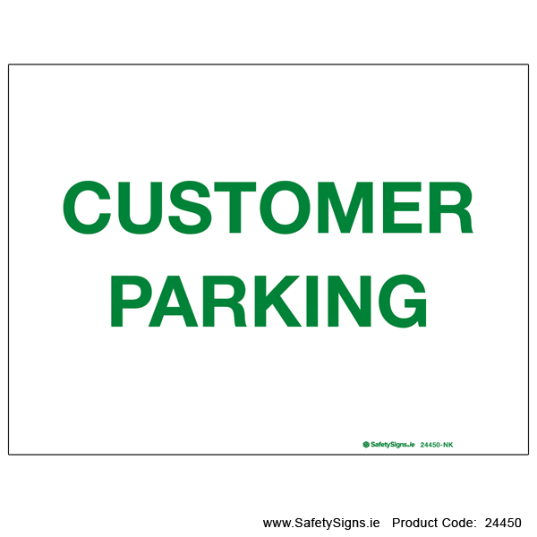 Customer Parking - 24450