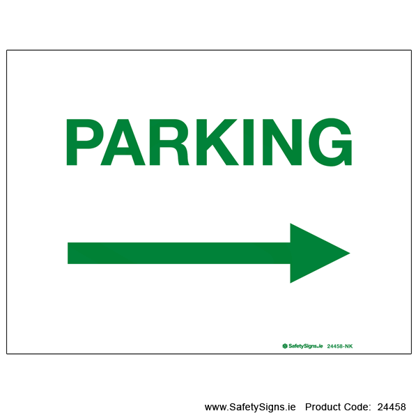 Parking - Arrow Right - 24458