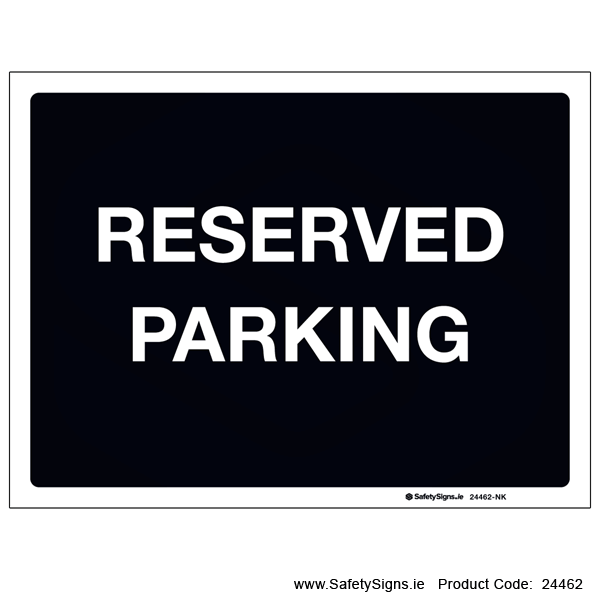 Reserved Parking - 24462
