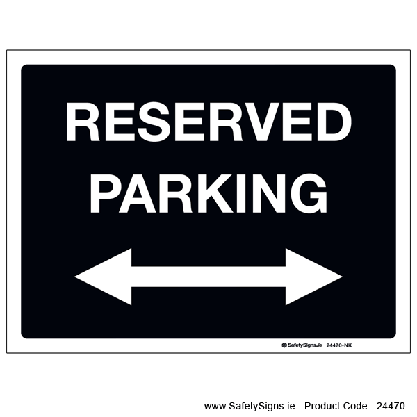 Reserved Parking - Left and Right - 24470