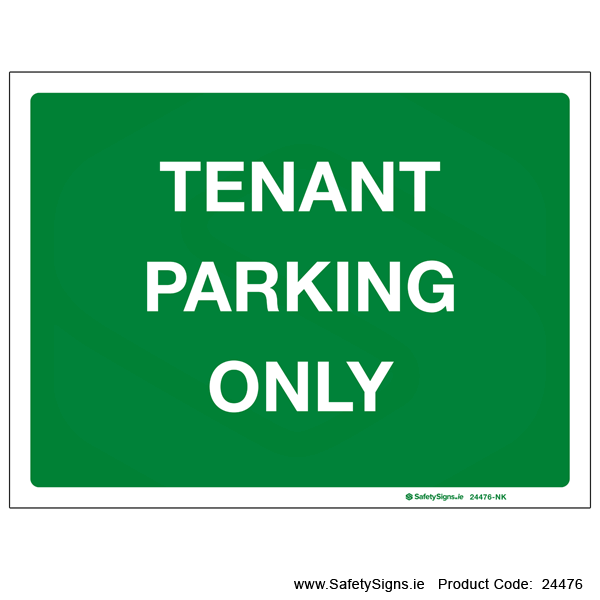 Tenant Parking Only - 24476