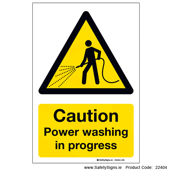 Power Washing in Progress - 22404