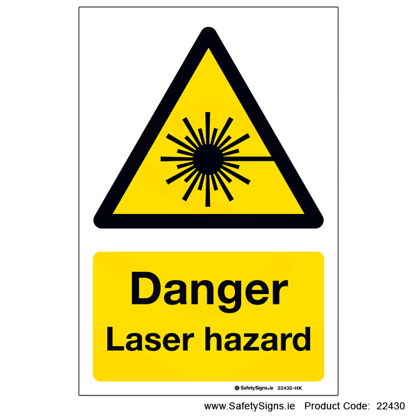 Laser Hazard - 22430
