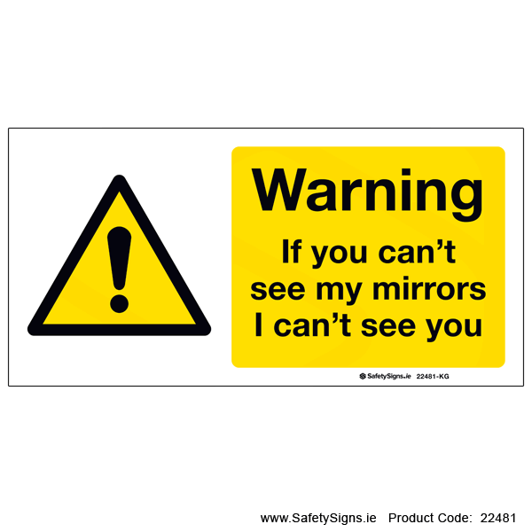 If You Can't See My Mirrors - 22481