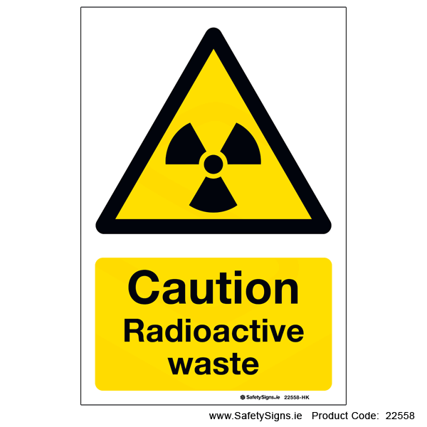 Radioactive Waste - 22558