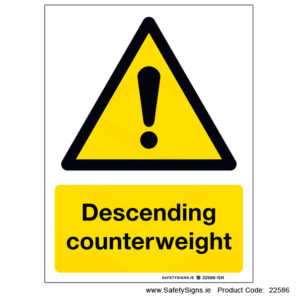 Descending Counterweight - 22586