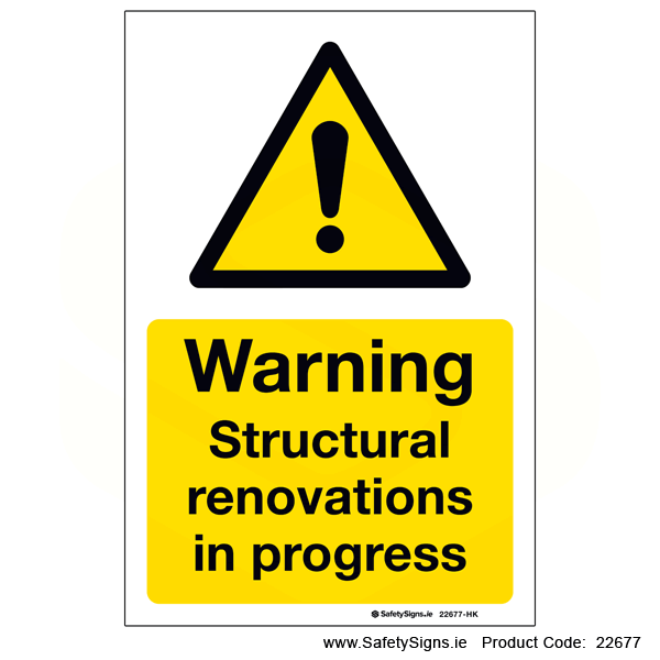 Structural Renovations in Progress - 22677