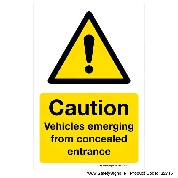 Vehicles Emerging from Concealed Entrance - 22715