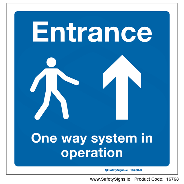 Entrance - Ahead - 16768 — SafetySigns.ie