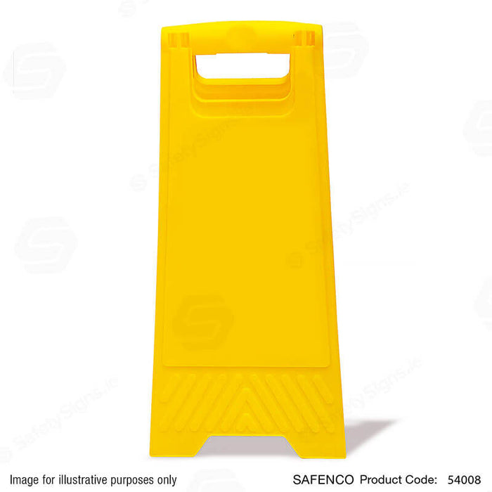 Plastic floor stand sign blank