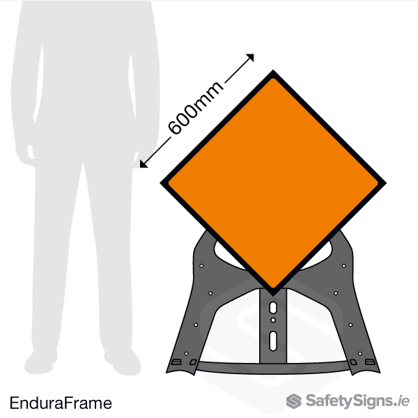 EnduraFrame Plastic Roadworks Sign Stand - 54004