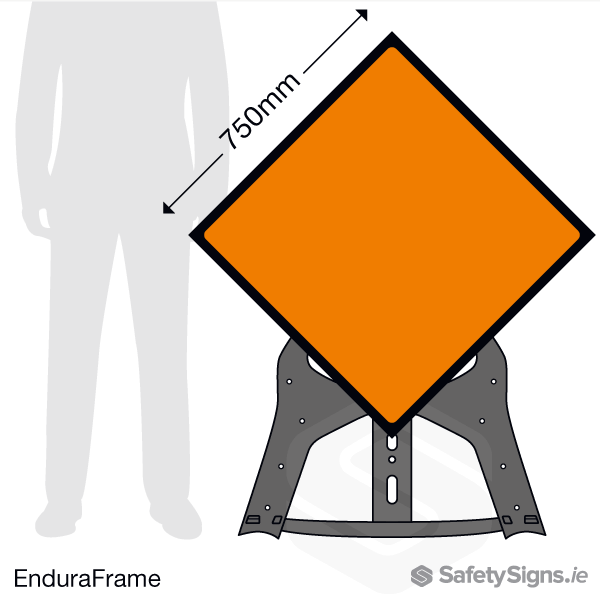 EnduraFrame Plastic Roadworks Sign Stand - 54004