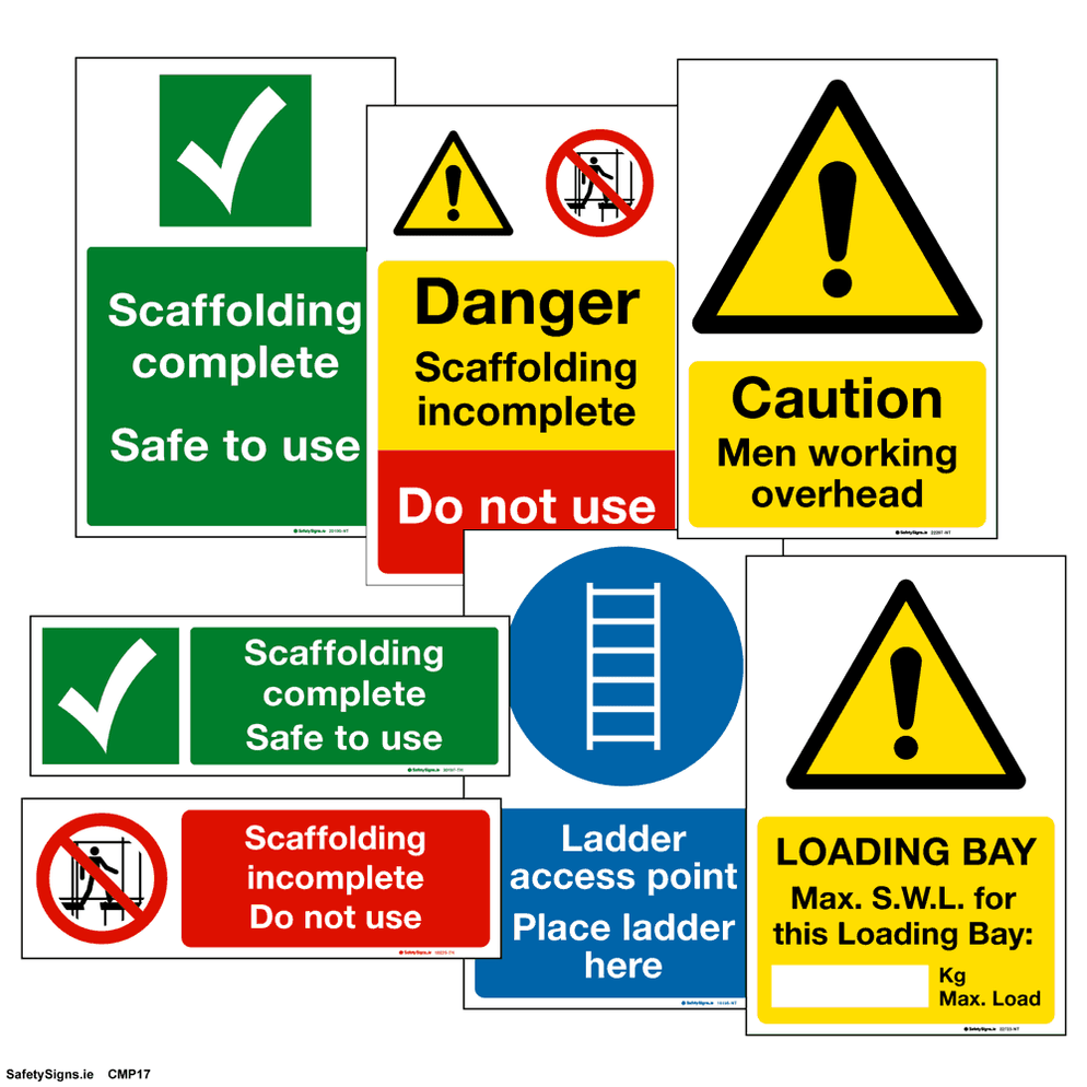 Multipack CMP17 - Scaffolding Extra — SafetySigns.ie